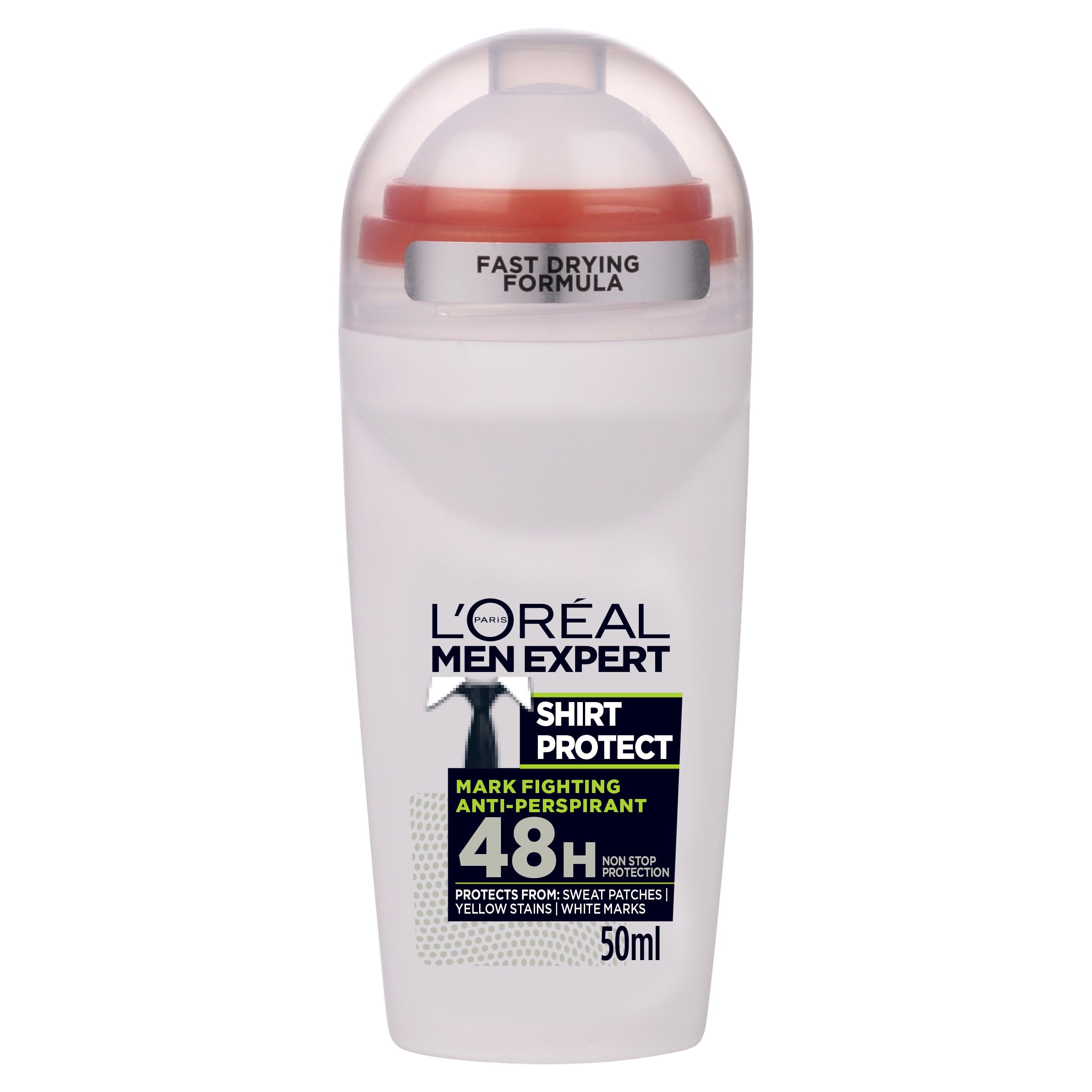 L'Oréal Paris Men Expert Roll On Mens Deodorant Shirt Protect 50ml