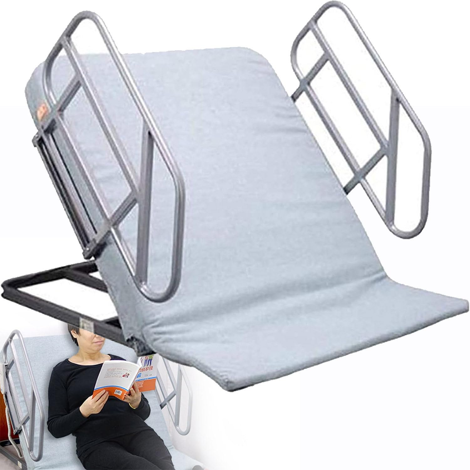 Respaldo eléctrico para Ancianos, Elevador de Respaldo eléctrico Ajustable para Cama, Adecuado para Ancianos, Mujeres Embarazadas para Respaldo eléctrico para Cama Largo
