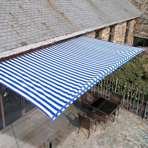 Voile d'ombrage anti-chaleur pour abriter la terrasse du soleil sans accumuler l'eau