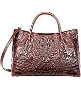 PIJUSHI Women Handbags Crocodile Purse Designer Top Handle Satchel Handbags For Women