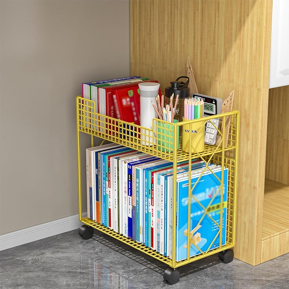 Carrello con ruote bloccabili e cartelle sospese, per ufficio e casa, armadietto mobile con spazio per riporre oggetti