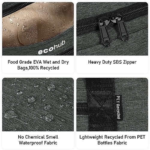 Ecohub ECO3007 For Spirit Airlines Personal Item Bag 18X14X8 Travel Duffel Bags With Laptop Compartment & Shoe Bag Underseat Carry thumb #4