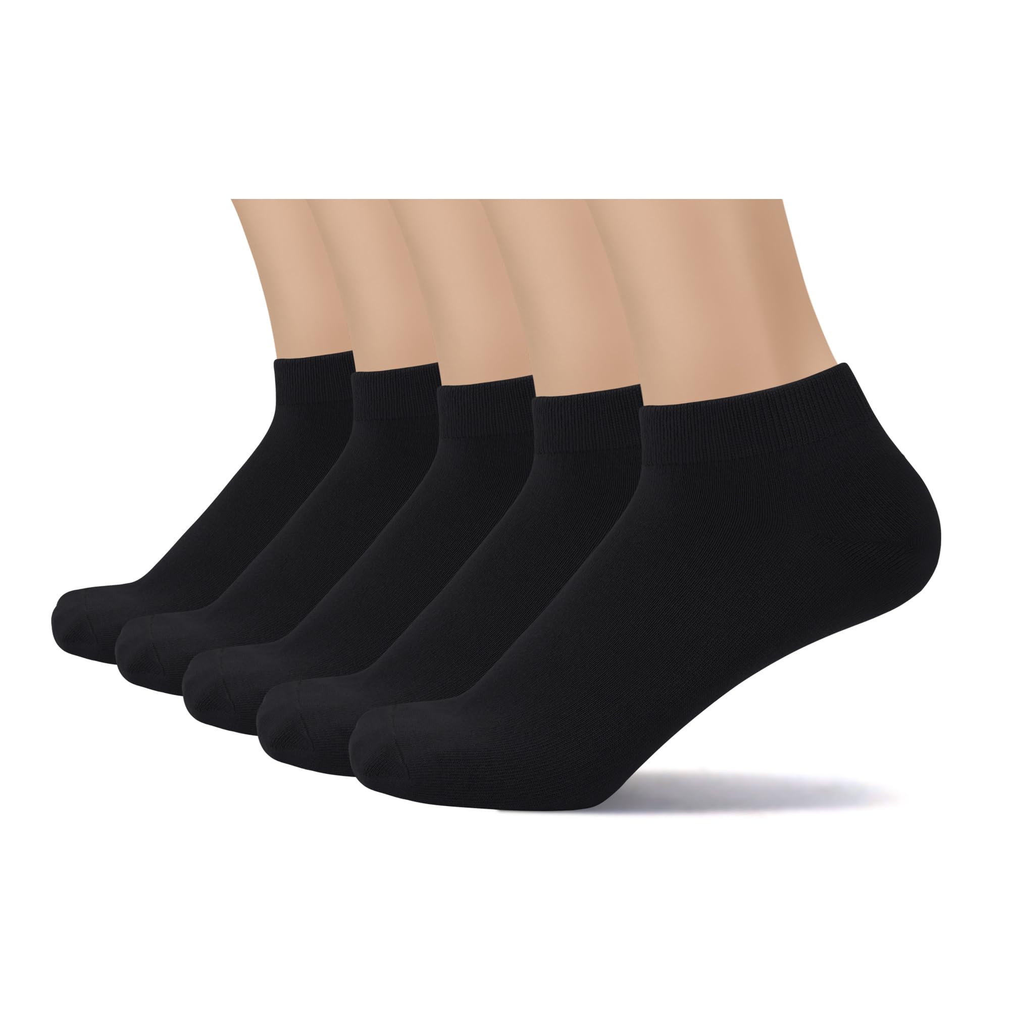 SERISIMPLE Thin Viscose Bamboo Low Cut Ankle Socks Men Breathable Sock Comfort Cool Softy Lightweight Sock 5 Paris