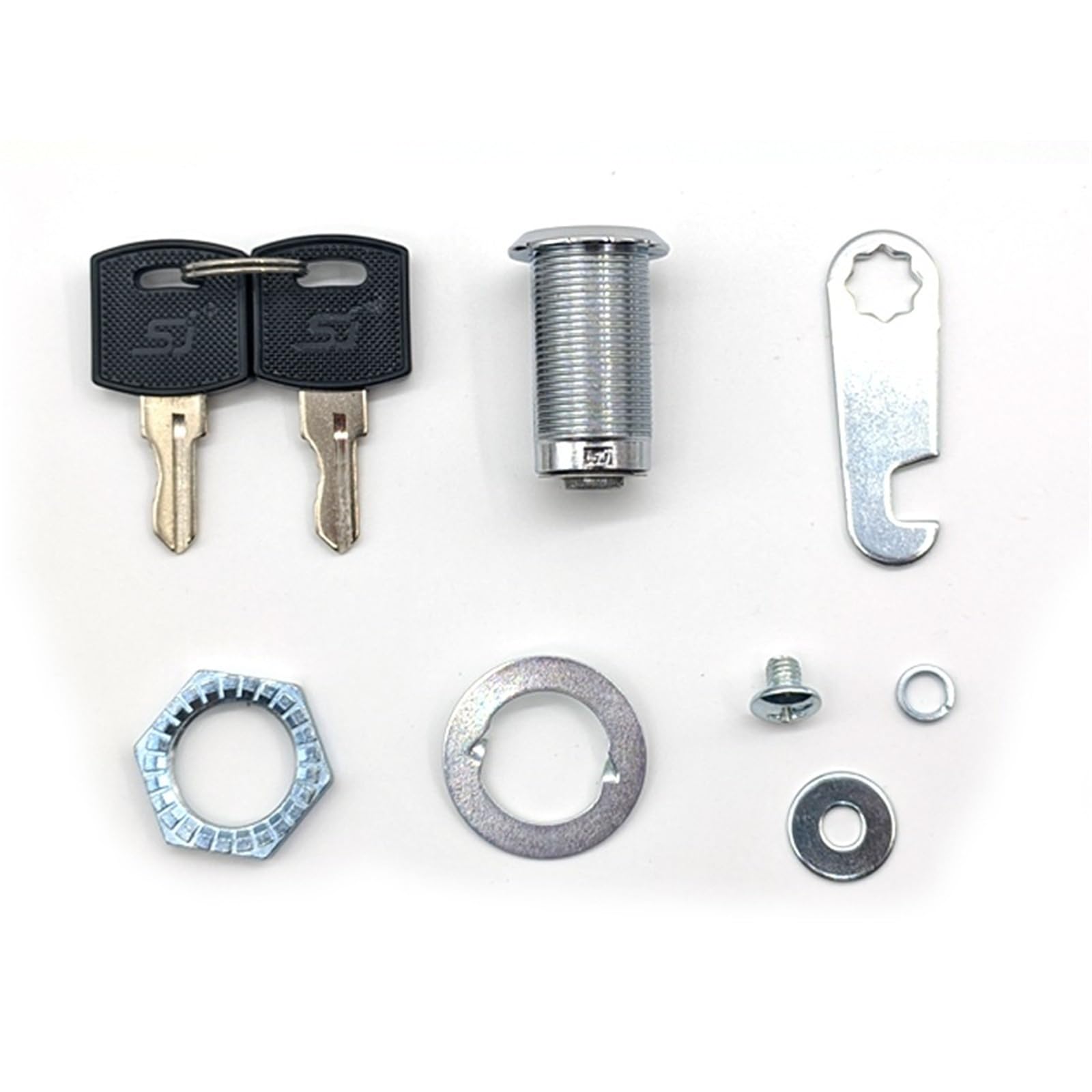WQGQPXOB Cam Lock with 16 20 30mm for Outdoor Mailbox File Cinet Tool Box Locker Furniture Hardware Rarelock MX06 G 1Pcs(Key Aliked 16mm)