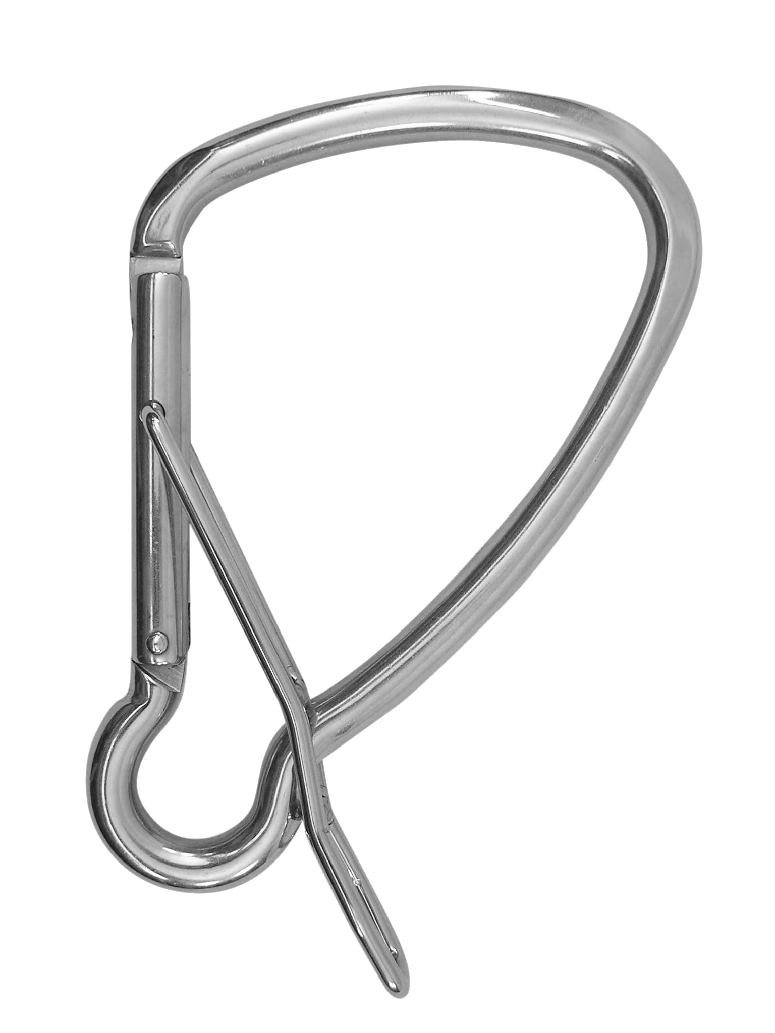 Kong. Gancio d'Attracco 201 in Acciaio Inox per Uso Nautico. Permette di Effettuare a Distanza l'Aggancio/Sgancio ad/da una Boa. Resistenza 2400 KN. Made in Italy. 550g. Argento.