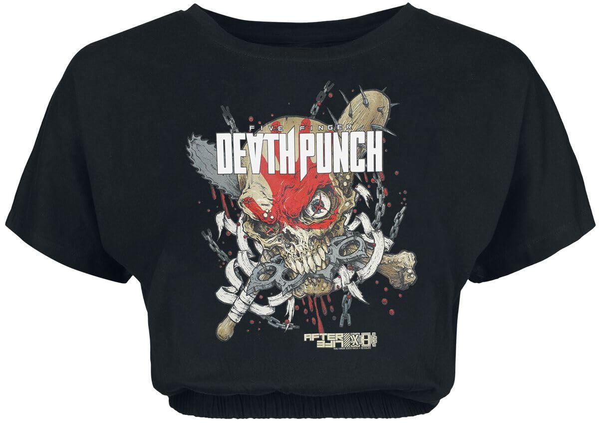 Five Finger Death Punch Death Frauen T-Shirt schwarz Band-Merch, Bands