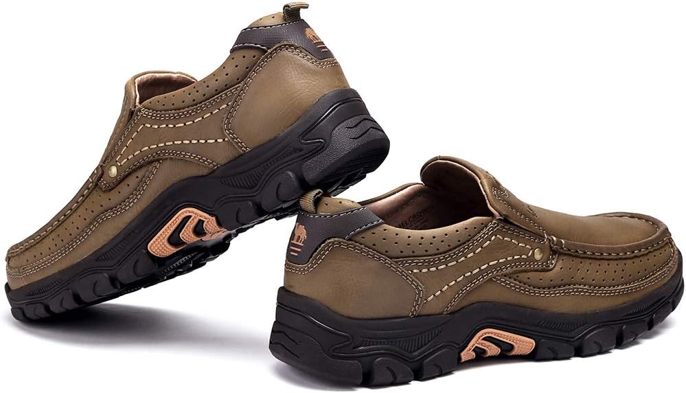 CAMEL CROWN Mens Loafers Slip On Loafer Leather Casual Walking Shoes Comfortable for Work Office Dress Outdoor - Image 4