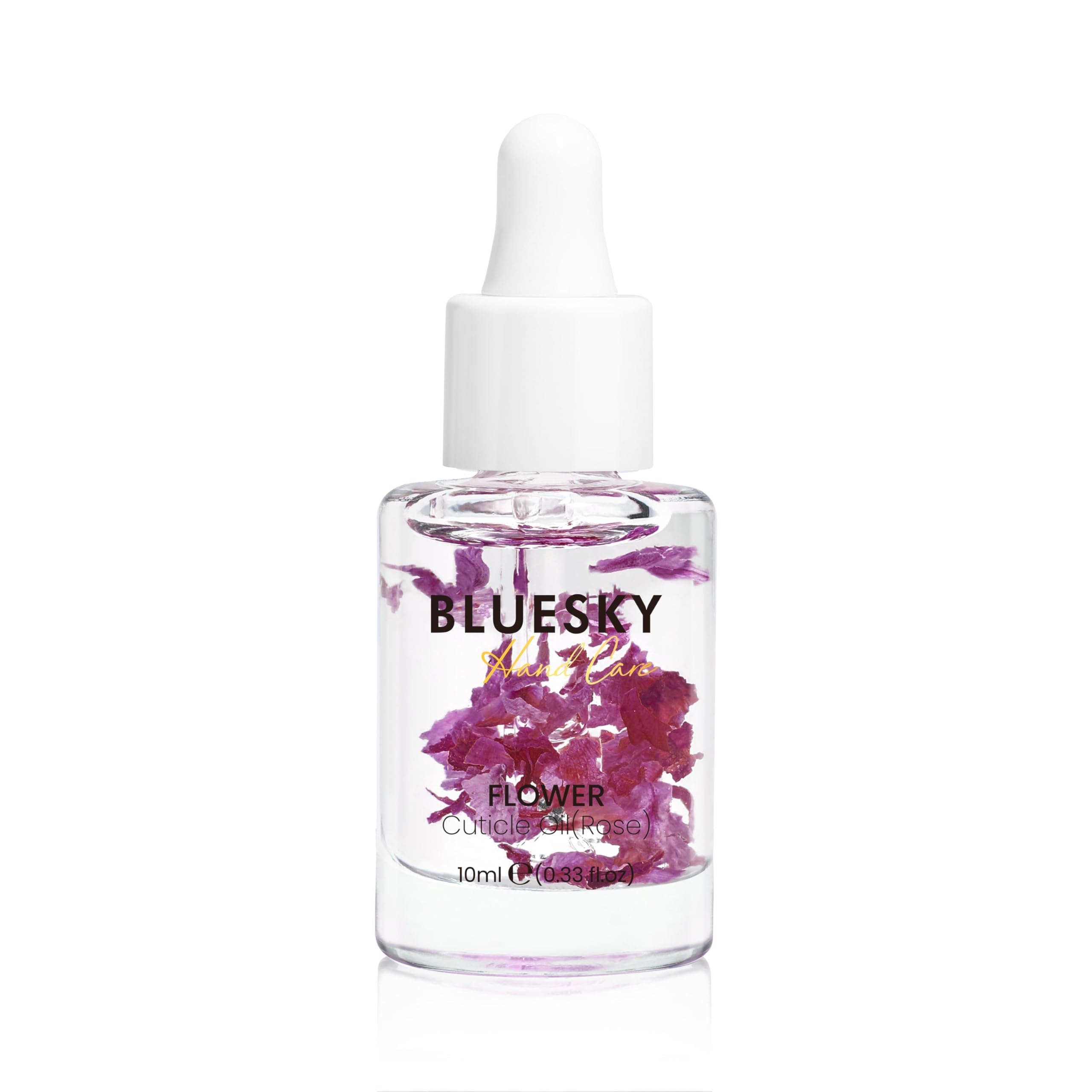Bluesky Flower Cuticle Oil (Rose) for Nails 10ml, Nourishing, Hydrating, Healthy Nails, Essential Hand and Nail Care