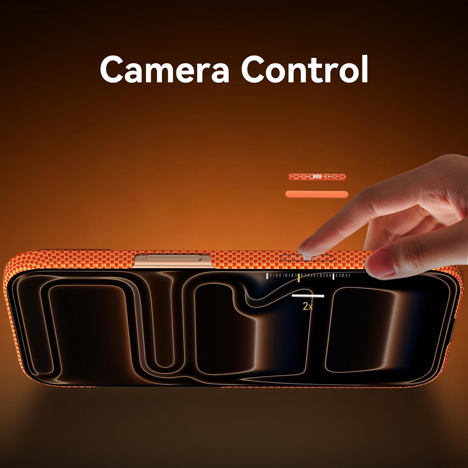 for iPhone 17 Pro Max Phone Case, Dupont Kevlar 1500D Aramid Fiber,DIY Button,Fit for MagSafe, Luxury Genuine Leather,Military Grade Ultra Slim Anti-Fall Protection Orange