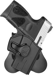 OWB Paddle Holsters for Taurus G2C Taurus Millennium PT111 G2 G3 G2S G3C G3X G3XL PT132 PT138 PT140,Taurus TX22,360 ° Adjustable Outside Waistband Pistol Holster Trigger Release - Right Hand - cavebear