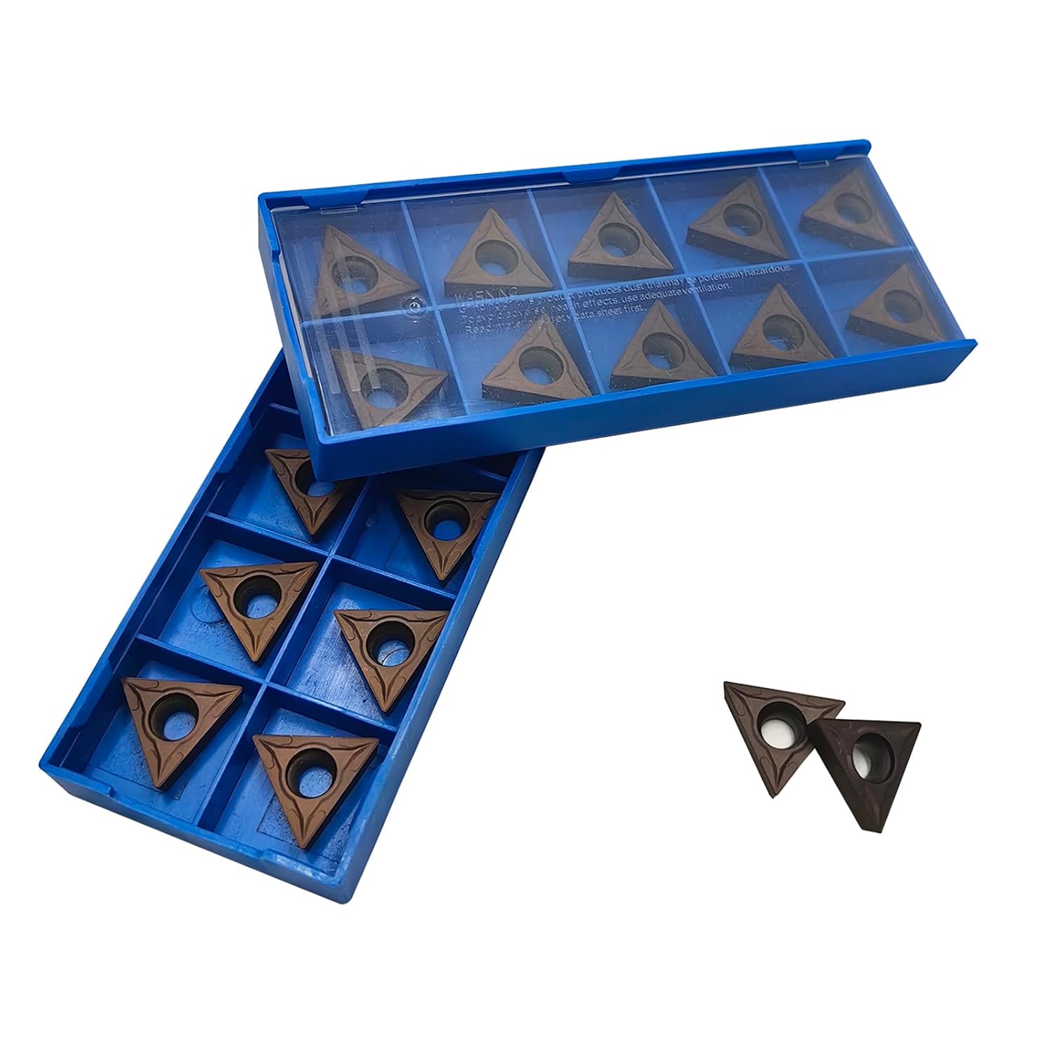 20PCS TCMT16T304(TCMT32.51)Carbide Turning Inserts for CNC Lathe Cutting Tools, Turning Inserts Cutting Tools for Steel Parts and Stainless Steel for Metal Cutting Cutter bar (20PCS TCMT16T304 bronze)