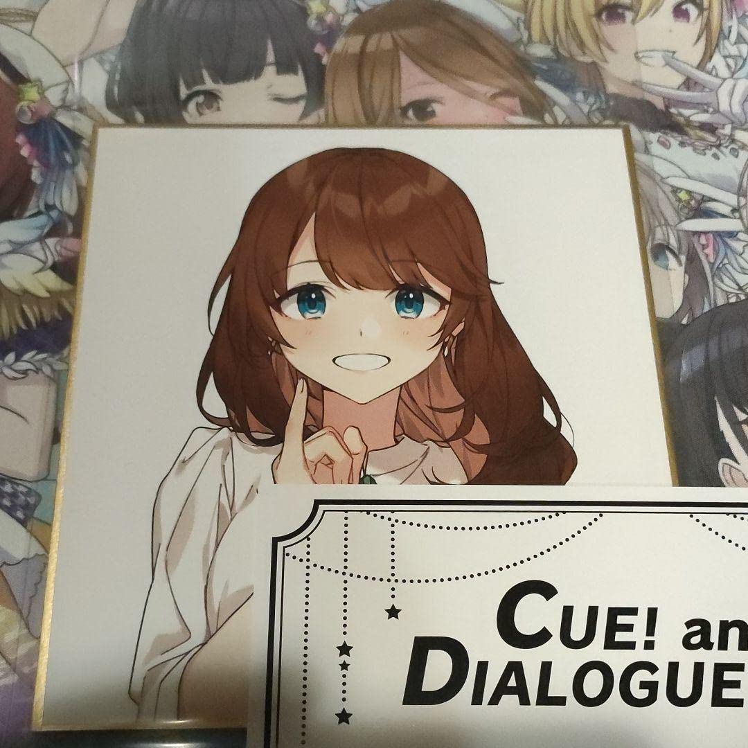 【DIALOGUE+】 CUE! 色紙サイン 2枚セット Amazon.co.jp: 夜峰美晴 色紙 CUE!DIALOGUE+展 入場特典 : おもちゃ