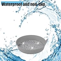 Vista 3 de zipelo Bling Car Cup Coaster, 2 Pack Universal Vehicle Anti-Slip Cup Holder Insert Coasters, Crystal Rhinestone Silicone Shockproof Drink Mat, Car