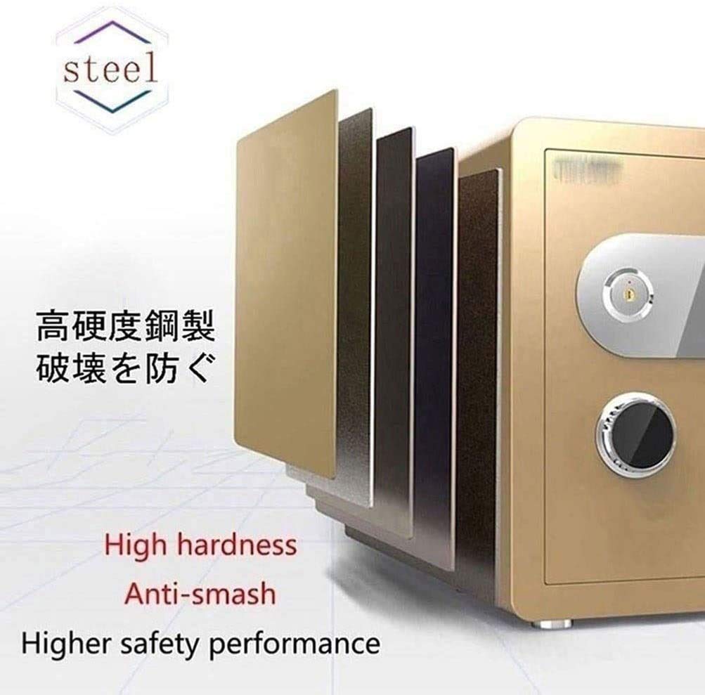 Cassetta di Sicurezza Casseforti e Cassette di Sicurezza Resistenti e Impermeabili Armadietto di Sicurezza antifurto in Acciaio ignifugo per la casa per Password Meccanica dell'ufficio Aziendale