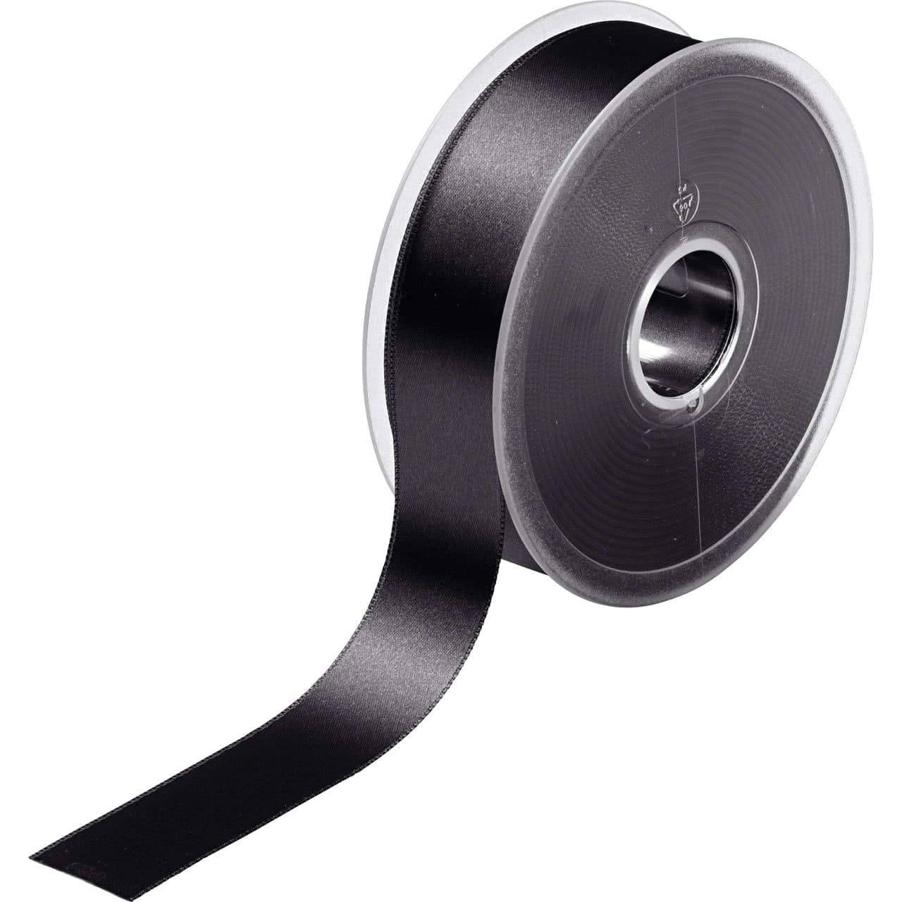 Ruban satin 25mm Prym rouge mercerie loisirs créatifs emballage