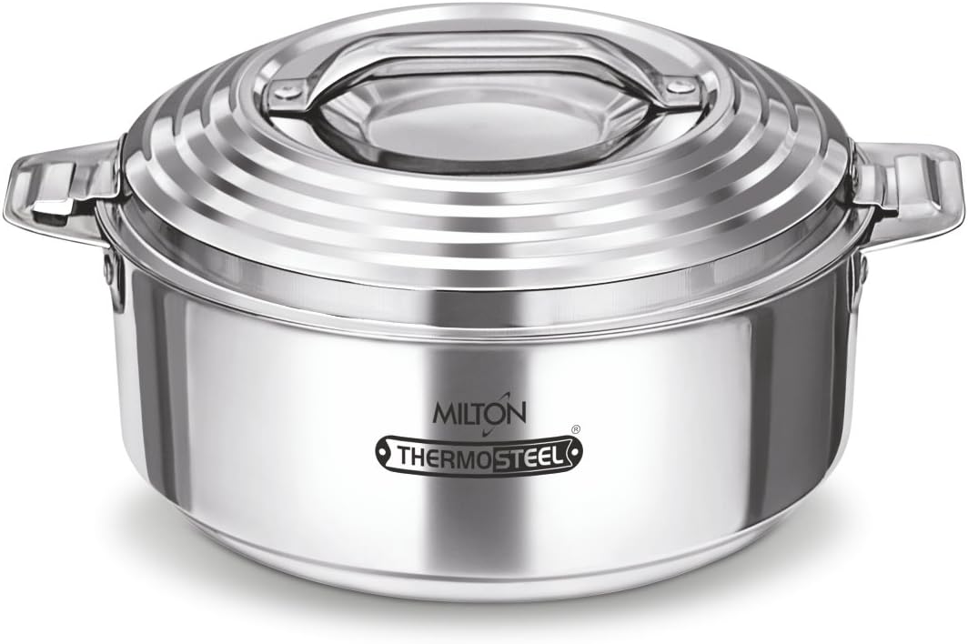 MILTON GALAXIA 10000 Stainless Steel Casseroles, (8250 ml, Silver)