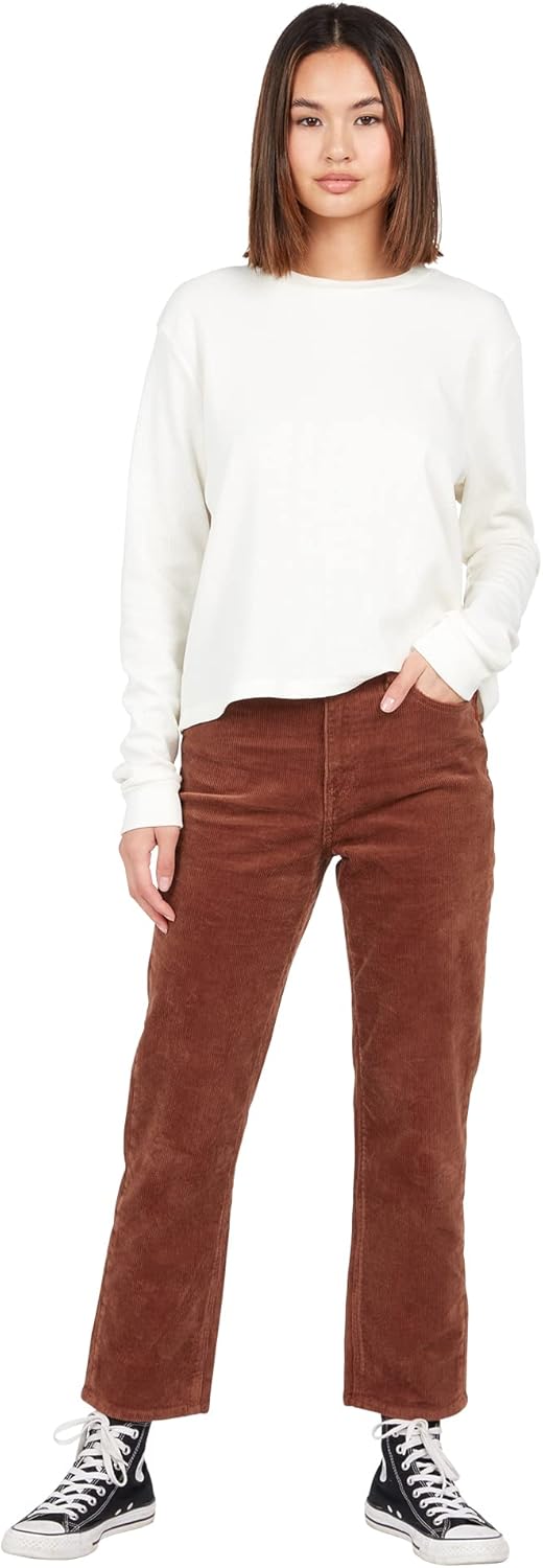 Volcom Women's Stoned High Rise Straight Leg Jean