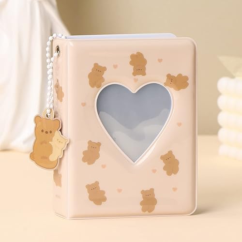Carpeta para tarjetas fotográficas de 3 pulgadas, soporte para tarjeta fotográfica Kpop, mini álbum de fotos, soporte para tarjeta de fotos, álbum