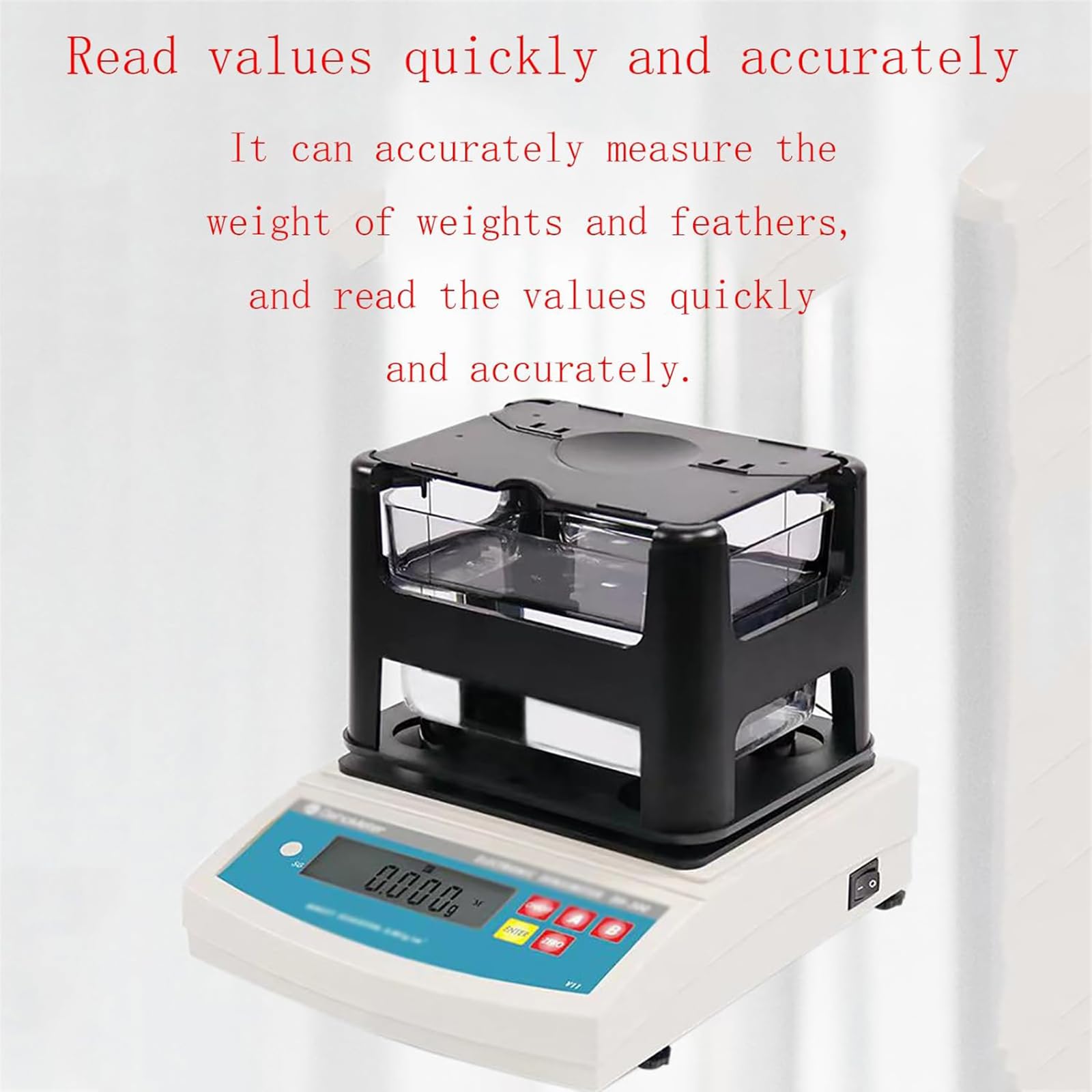 oiakus High-Precision Density Measuring Instrument, Electronic Hydrometer, Range: 0.001~99.999g/cm/Weighing: 300g/Accuracy: 0.005g/Readability: 0.001 G/cm3, for Density Measurement