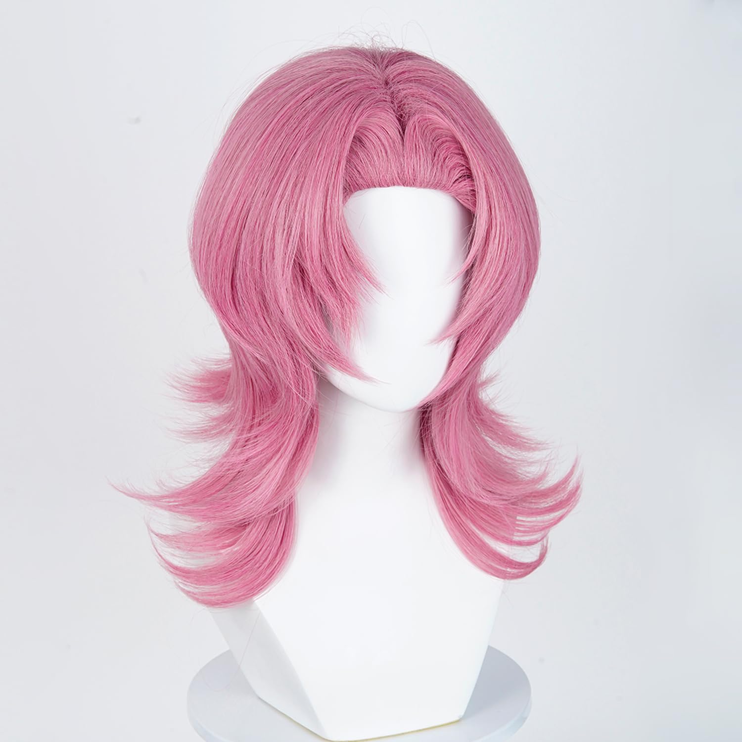 SL Wavy Blonde Ponytail Wig for Jean Cosplay,Golden Princess Hair Wigs with Pigtails Bangs + Wig Cap for Halloween Peach Costume: Pink