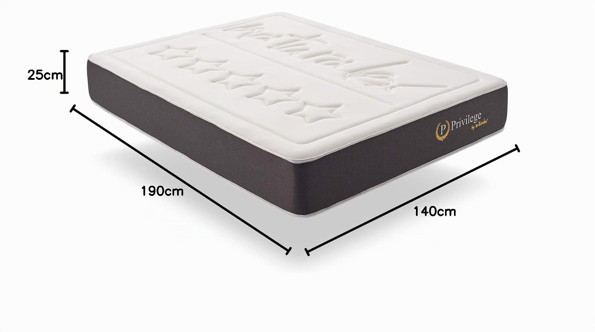 NATURALEX - Privilege - Matelas 140x190-26 cm