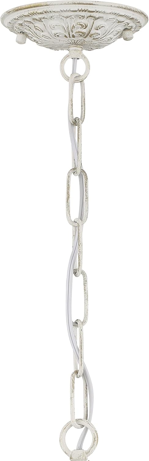 Crystorama Paris Market 4 Light Clear Crystal Antique White Mini Chandelier