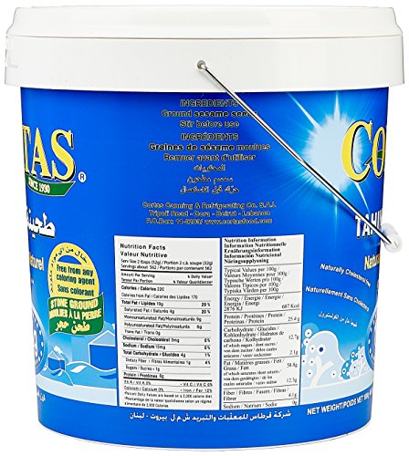 Cortas Tahini, Sesampaste, 1er Pack (1 x 18 kg)