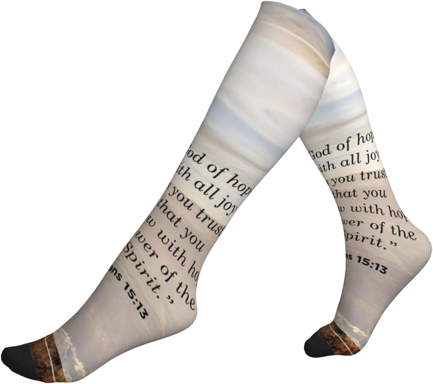 Compression Socks For Women Men Romans 15 13 Socks For Running Athletic Sports Nurse Travel