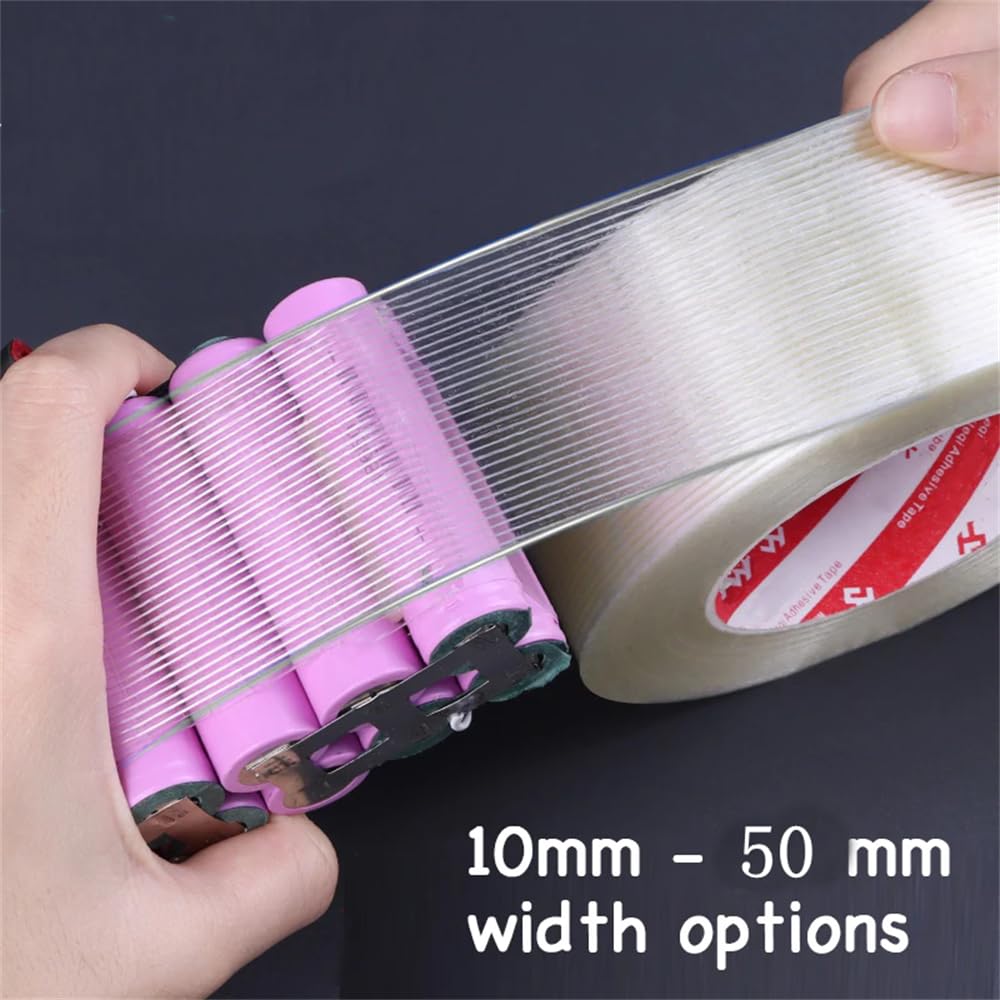 Fiberglass Tape for Model Building Refrigerator Fixing,50m Heavy Duty Filament Strapping Reinforced Tape