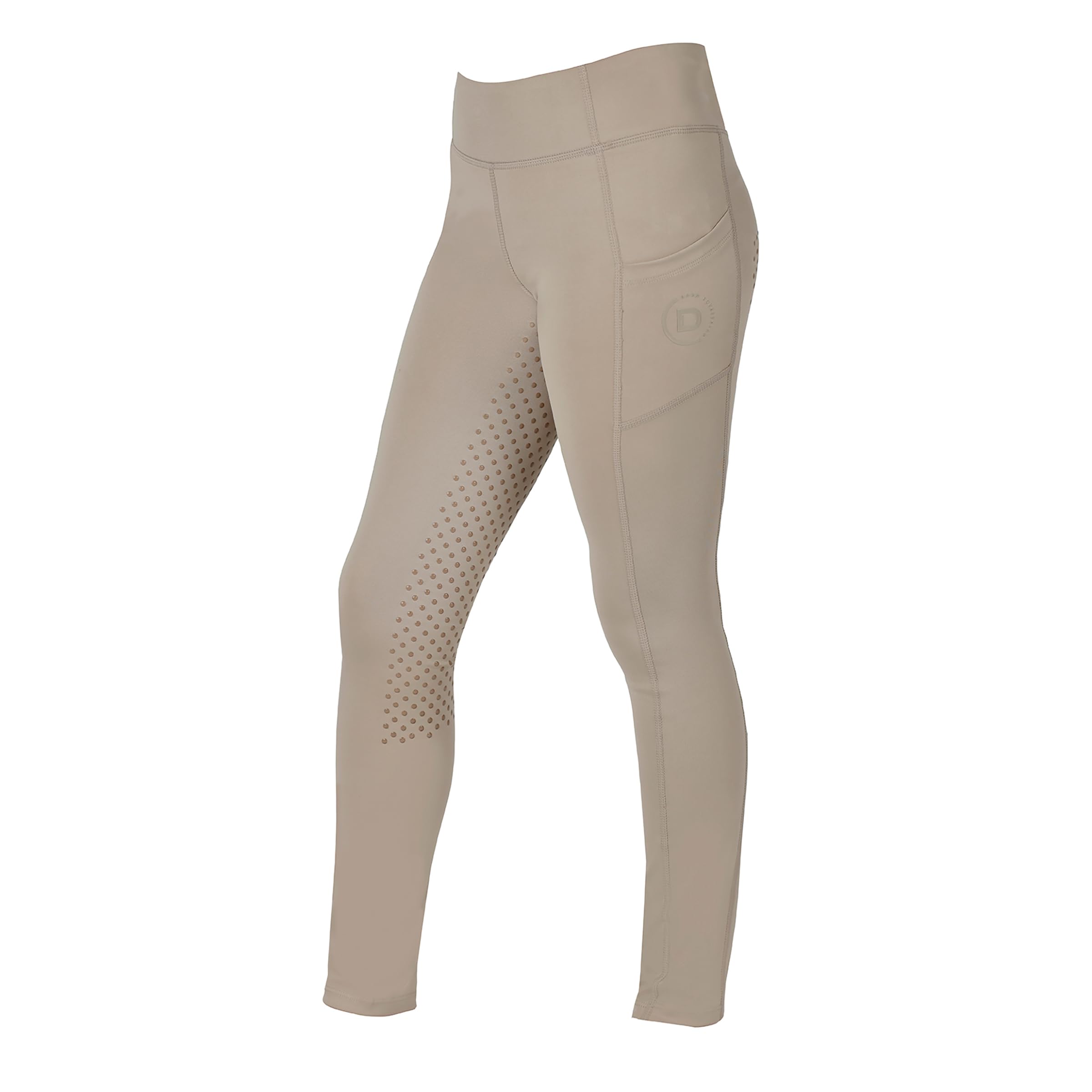 Dublin Beige Kids Everyday Riding Tights, Childs 14/26"