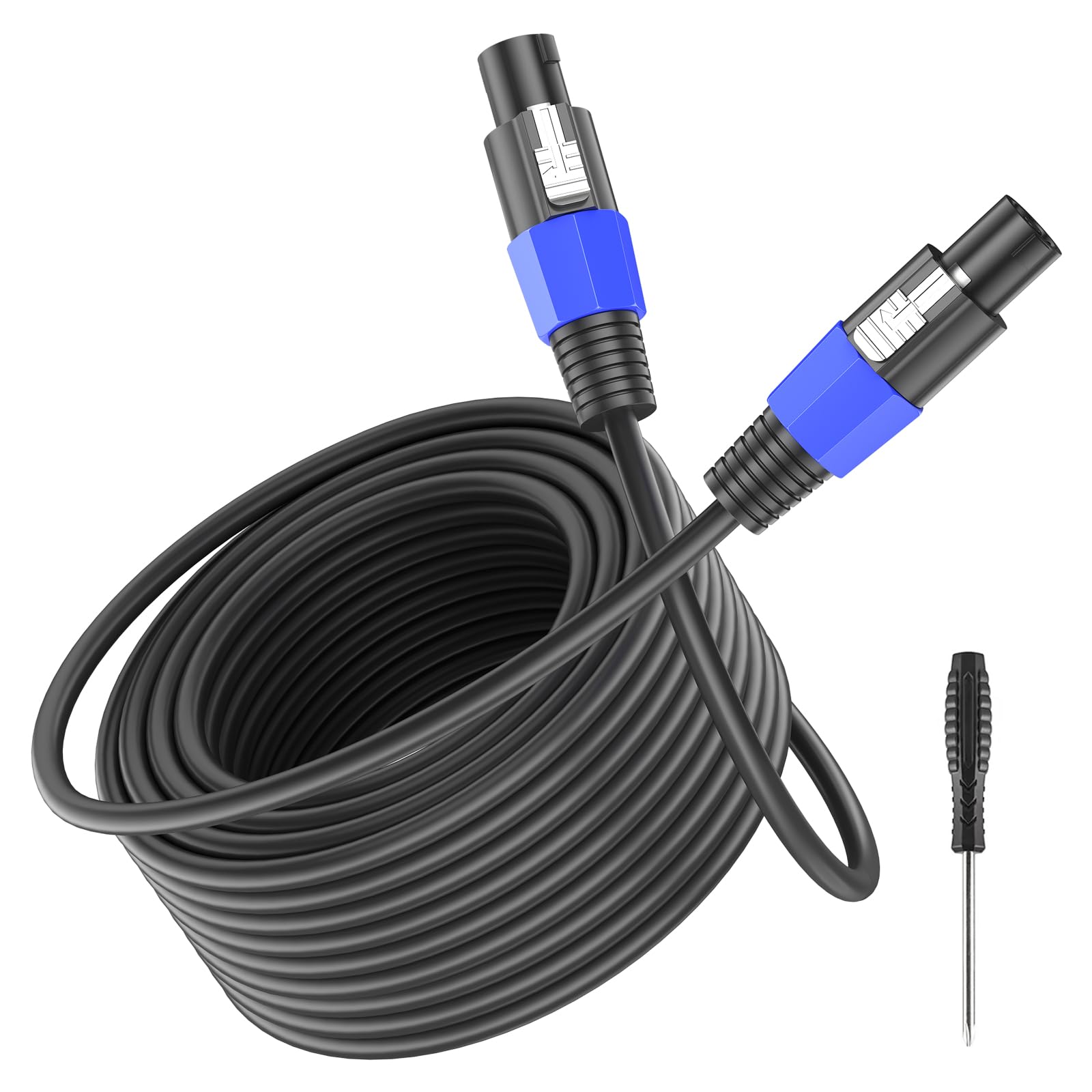 2 X Male Speakon To 6.35mm 1/4" Jack PA Speaker Cable/Guitar Amp Lead - View #7