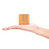 Weljoy Wood Grain Portable Diffuser for Essential Oils – Car or Travel, Mini Size, Quiet, Waterless, Re-Chargeable Battery or USB (Wood Grain)