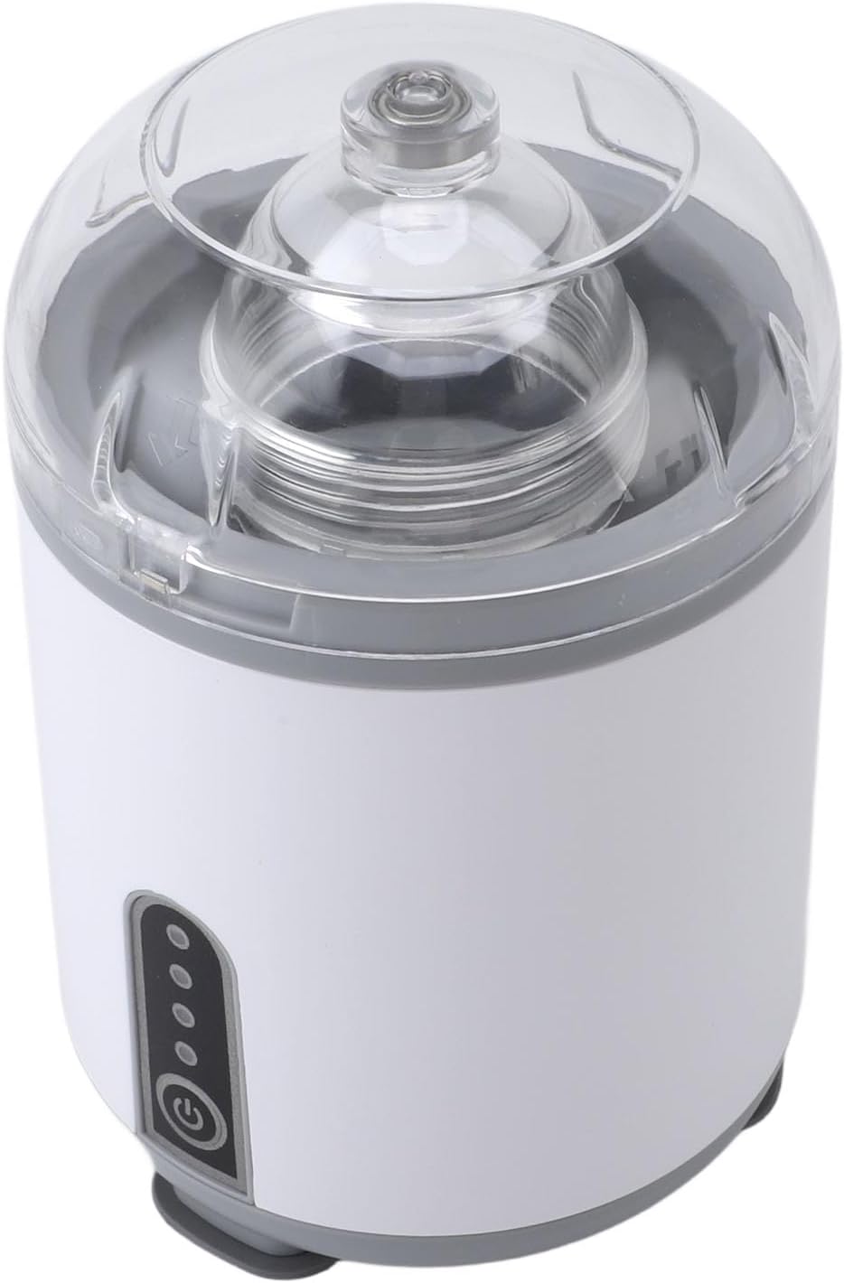 Centrifugal Electric Golden Egg Maker, 1200mAh Rechargeable Automatic Egg Yolk White Mixer, Transparent PC Lid, Anti Slip Base, for Balanced Nutrition (White)