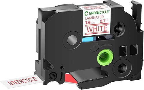 GREENCYCLE Compatible con Brother TZe-242 TZe242 TZ242 TZ-242 AZE Cartucho de etiquetas 0.709 in 0.7 pulgadas 3/4 pulgadas Cinta de etiquetas