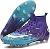 High-Top Soccer Cleats for Mens Womens Football Boots Youth Lightweight Professional Soccer Shoes Firm Ground