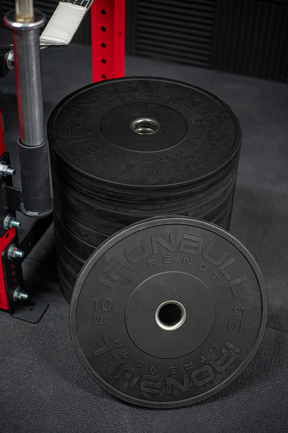 Paire De Plaques Rogue IWF 5 Kg - Caoutchouc Blanc - Crossfit Muscu