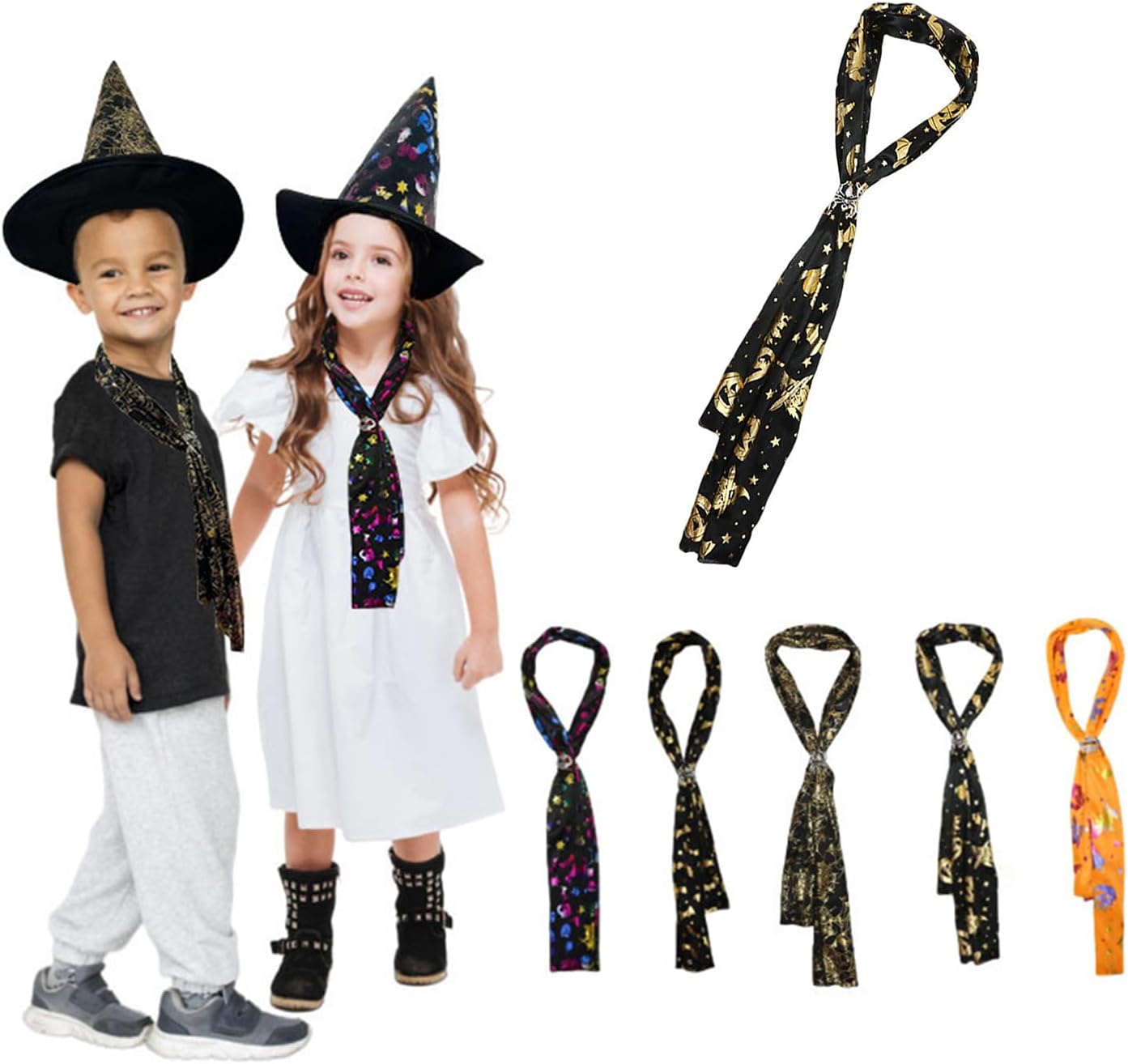 1pc Winter Spring Autumn Scarves Costume Parties Wear Halloween Themed Scarf for and Girls Stage Scarf