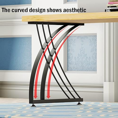 Miniatura 10 de Patas de mesa de centro de 16 pulgadas, patas de escritorio de metal en forma de diamante, color negro, base de silla de banco moderna industrial,