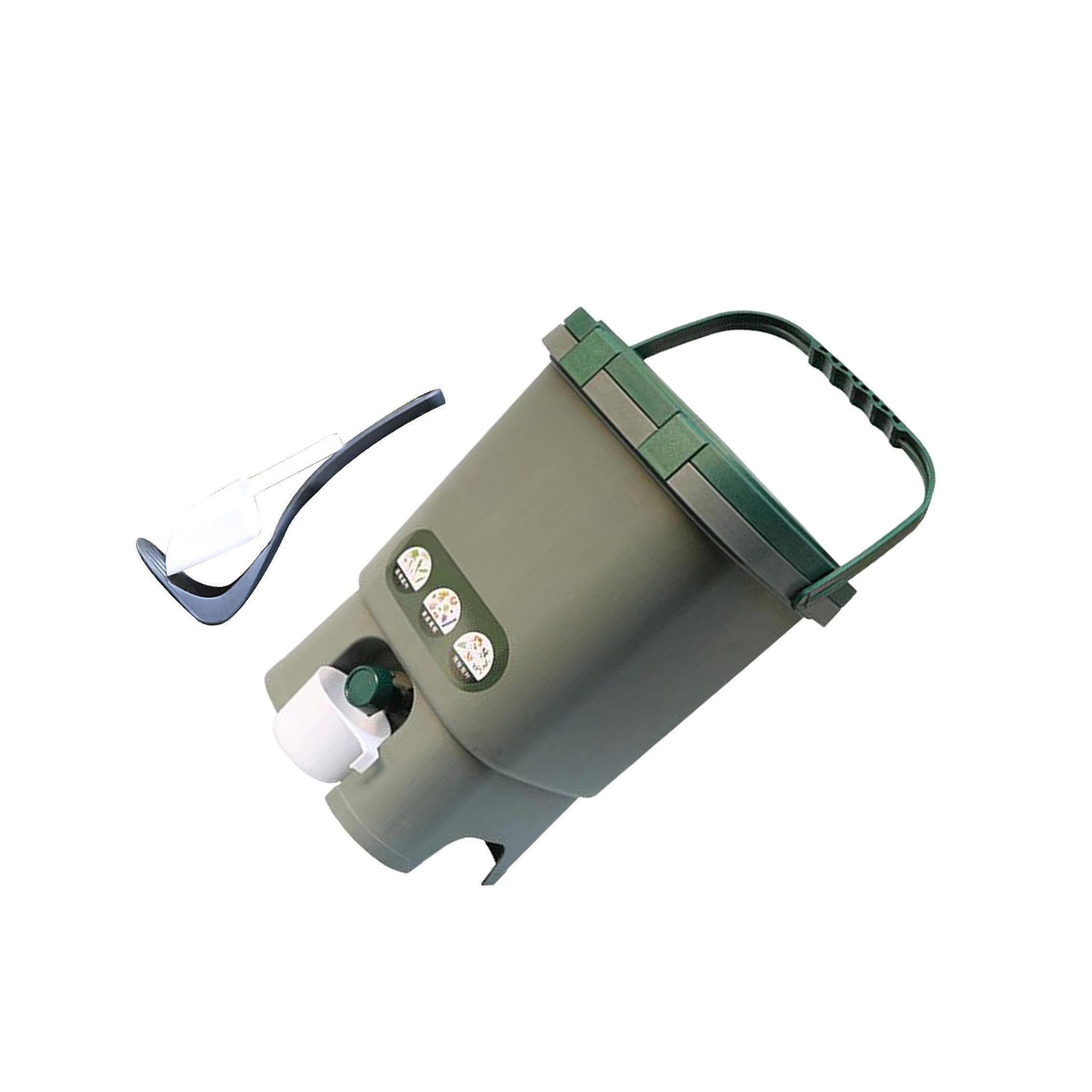 Seau à Compost pour Jardin et verger Transformez Vos déchets en Poubelle d'intérieur sans Effort Poubelle Seau à Compost Portable avec étanchéité Solide de Cuisine Fûts de Fermentation