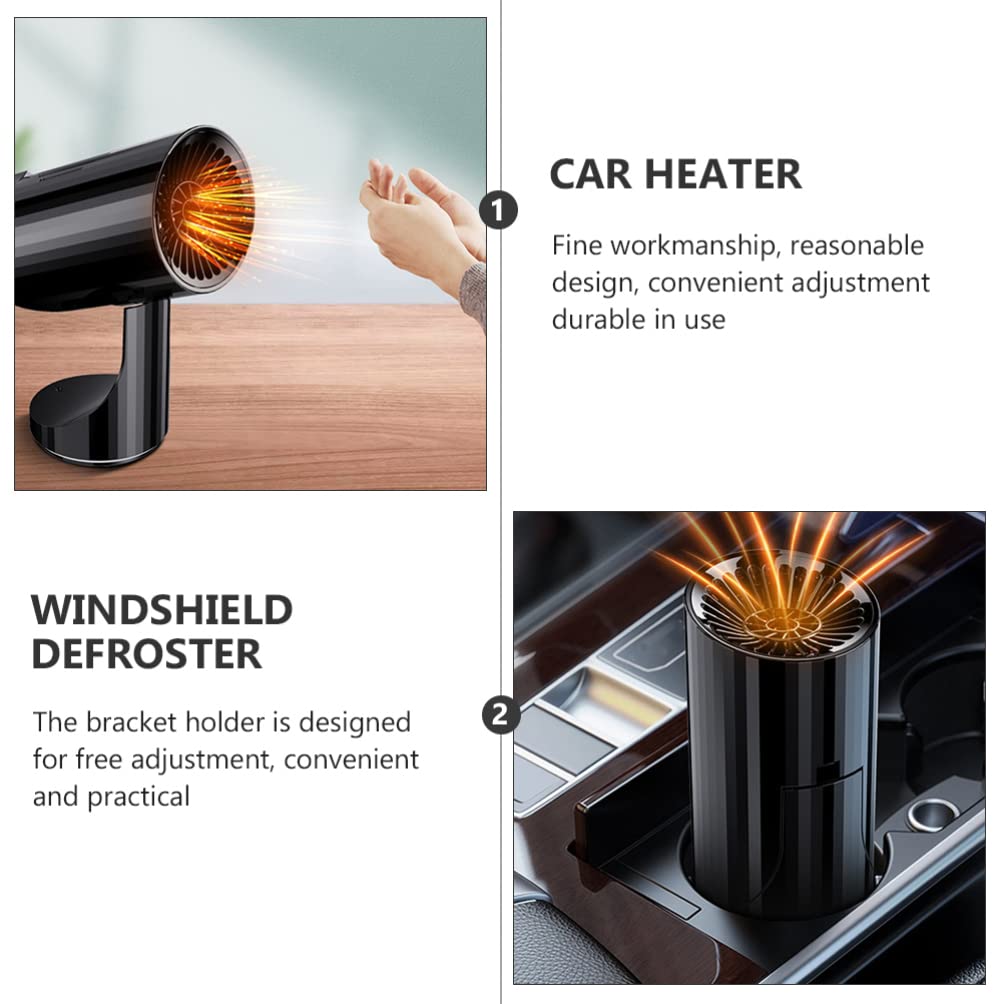 VICASKY Auto-windschutzscheibenenteiser Tragbare Heizung fürs Auto Schnelles Entfernen von Frost und Beschlag Hocheffiziente Heizelemente Kompakt und Praktisch Zigarettenanzünderstecker