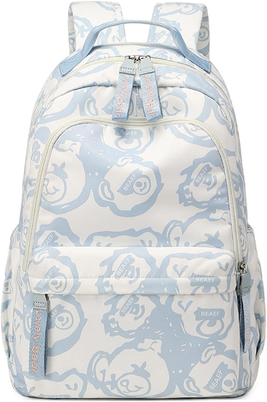 防水 スクールバッグ ラージ ブックバッグ 韓国 日本バッグ ティーン 女の子 女性 学生 カジュアル 旅行 ノートパソコン デイパ