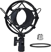 Boseen Universal Microphone Shock Mount for 47-53mm Mics - Anti-Vibration Holder for AT2020, NT1A, U87, Rode NT1 & More