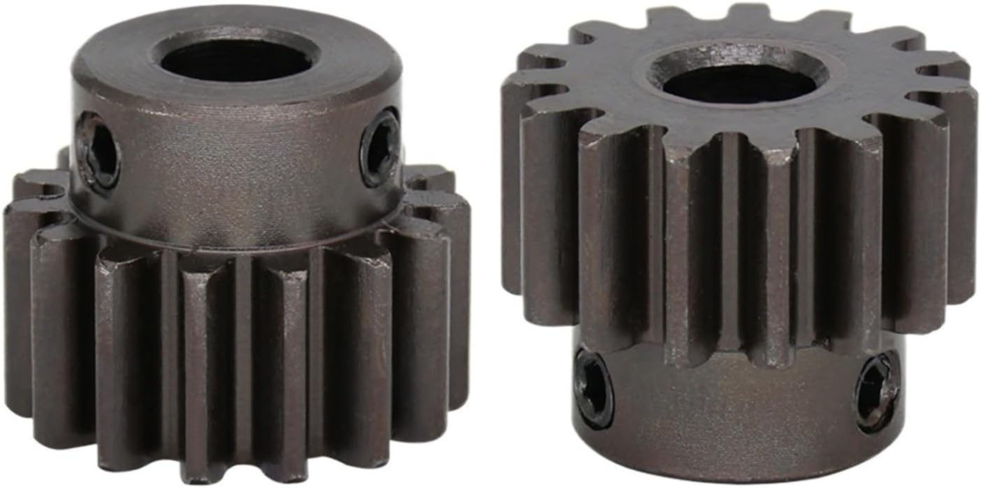 Spur Gear 1.5M-15T/16T SC45#Carbon Steel Inner Bore 5/6/6.35/7/8/10/12mm 1Pcs(8 mm,1.5M16T)