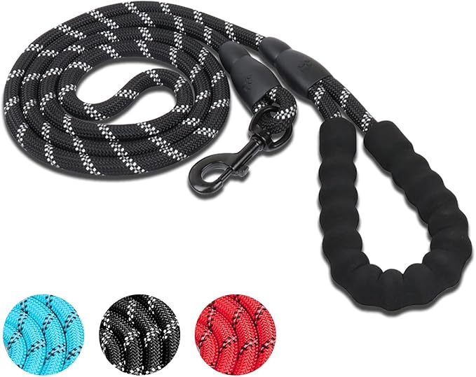 DOKI Dog Lead with Soft Padded Handle and Highly Reflective Dog Leashes