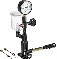 Vista 1 de Probador de inyector de combustible diesel 400Bar 6000PSI Probador de boquilla de inyector diesel con medidor de doble escala para ajustar