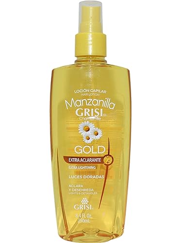 Miniatura 5 de Manzanilla Grisi Premium - Paquete de baño  Gel de peinado aligerador dorado y desenredante y un acondicionador de manzanilla  champú