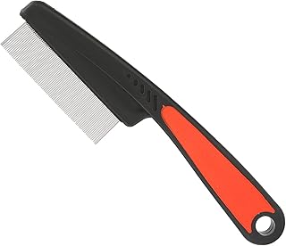 Lice Comb for Long Hair, Stainless Steel Fine Teeth Lice Nit Removal Hair Comb for Children Adults Pets Dog