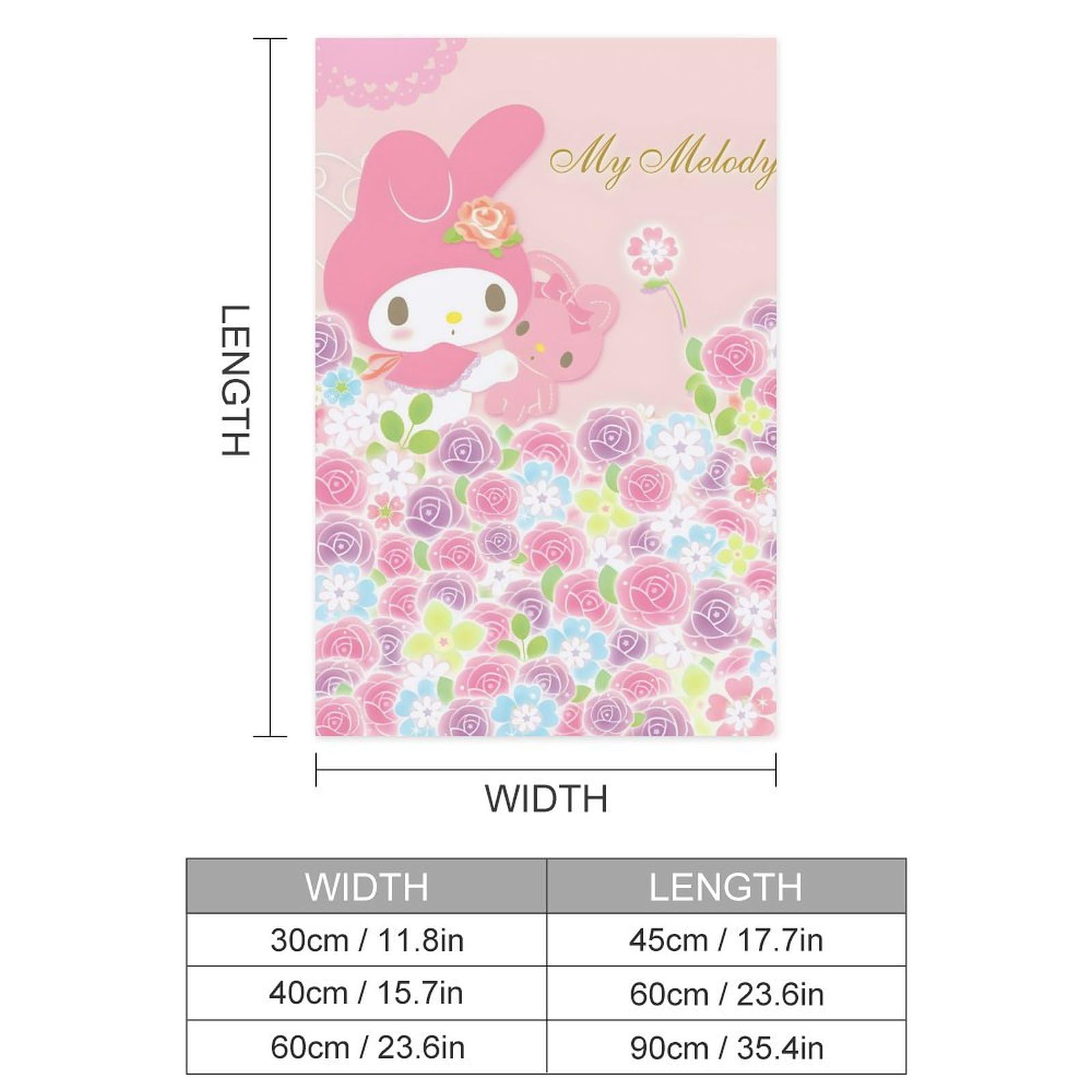 Amazon.co.jp: マイメロディ ポスター 絵画 インテリア 壁紙用 壁紙