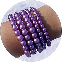 Vista 1 de Healing Bracelets for Women Teen Girl Gifts Trendy Stuff Lotus Chakra Stone Bracelet Sets Anxiety Crystal Natural Stone for Women Stress Relief