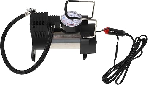 TIDTALEO Inflador de neumáticos portátil, compresor de aire, bomba de coche compacta pequeña, construcción con apagado automático de presión inflado